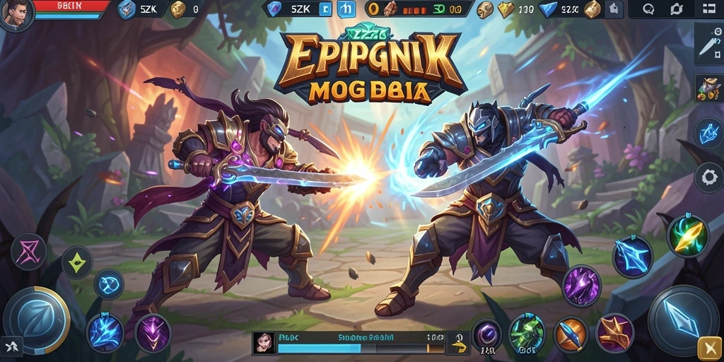 Tangkapan layar gameplay yang menunjukkan pertarungan seru di 5ZK.