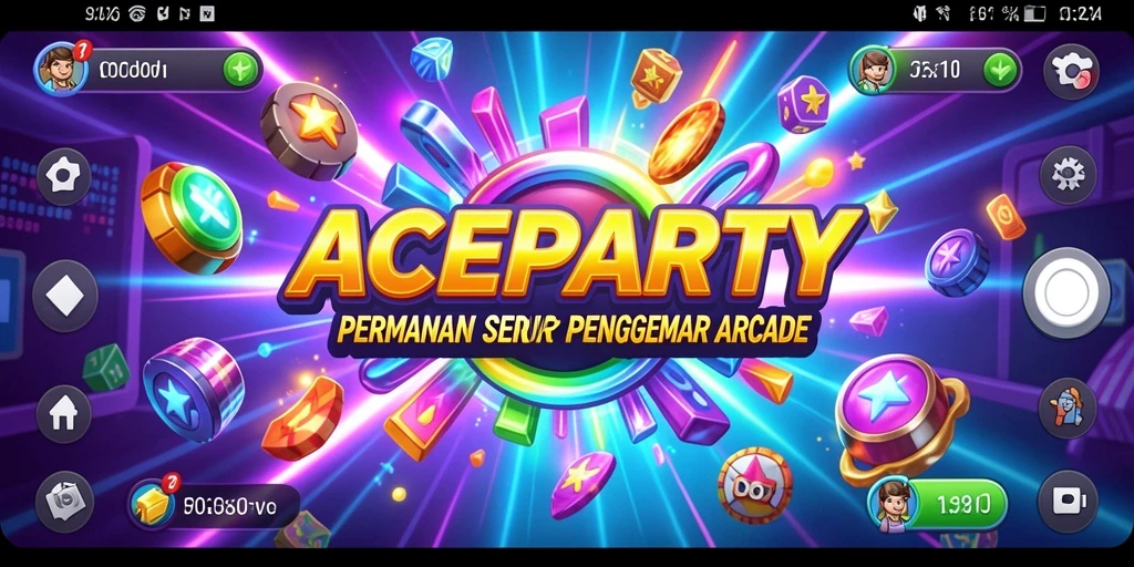 Tampilan gameplay seru dari ACEPARTY yang penuh tantangan.