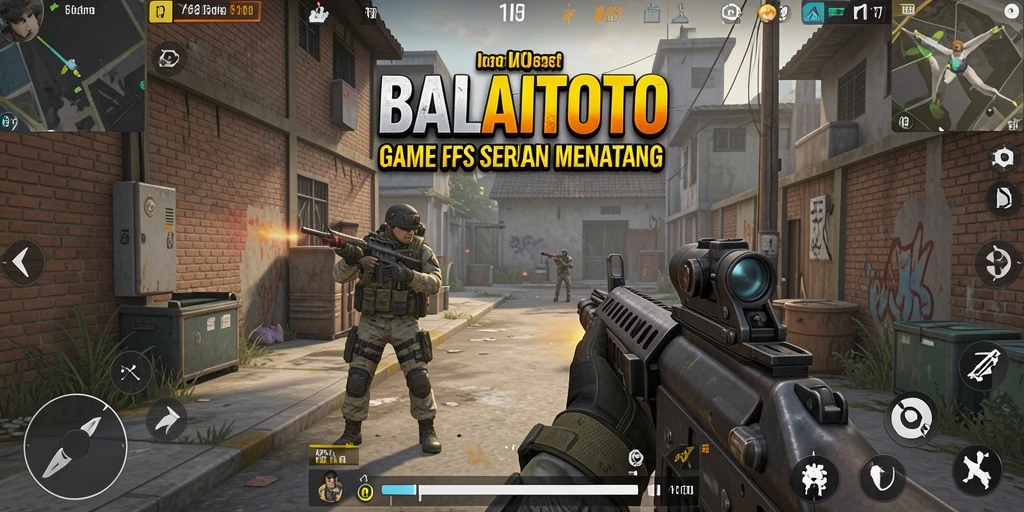 Tampilan gameplay seru dalam aksi tembak-menembak BALAITOTO.