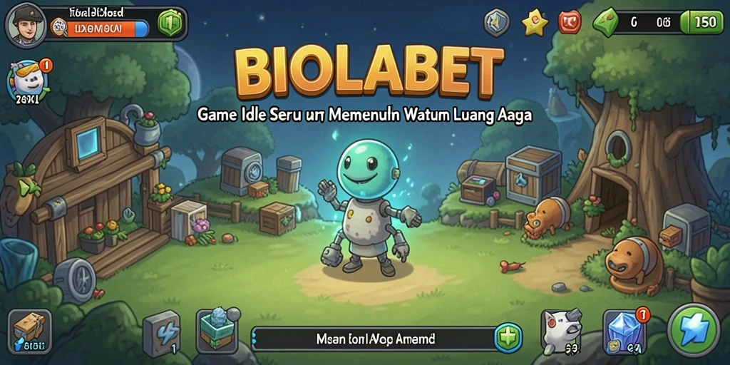 Screenshot menampilkan karakter dan gameplay menarik BIOLABET.
