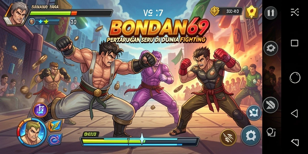 Tampilan seru pertarungan di BONDAN69.