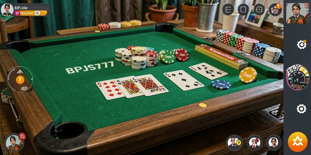 Gameplay seru Gaple di BPJS777 yang dapat dinikmati bersama teman.