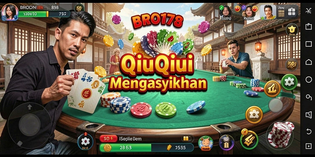 Tampilan screenshot BRO178 yang menampilkan keseruan gameplay QiuQiu.