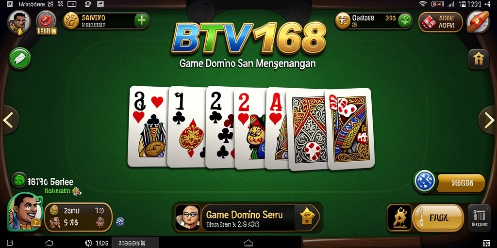 Tampilan menarik gameplay Domino di BTV168.