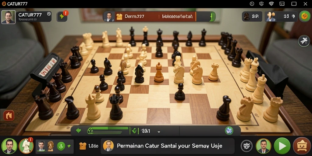 Tampilan gameplay menarik dari CATUR777 yang menyenangkan.