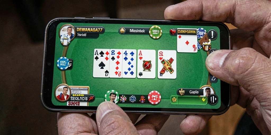 Gameplay seru Gaple di DEWANAGA77 yang mengasyikkan.