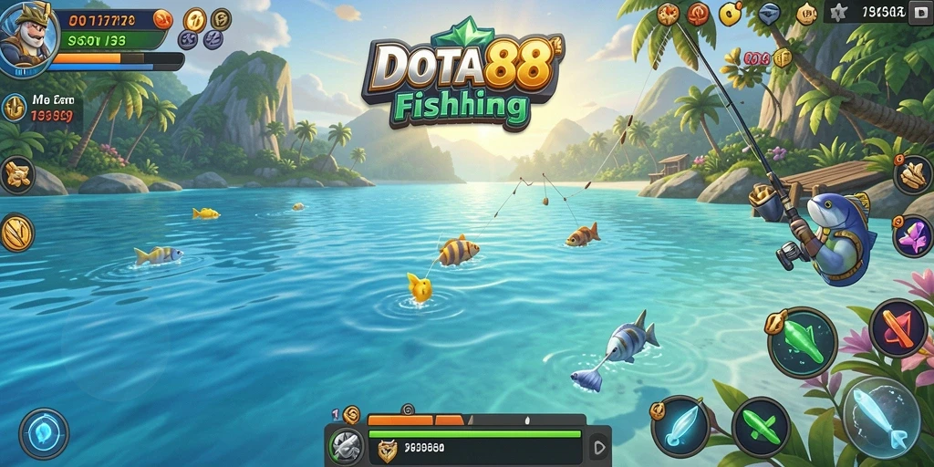 Tangkapan ikan besar dan gameplay menarik di DOTA88.