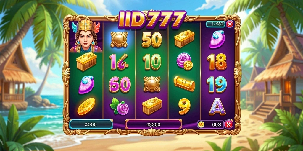Screenshot utama ID777 menampilkan gameplay Slot yang seru dan mengasyikkan.