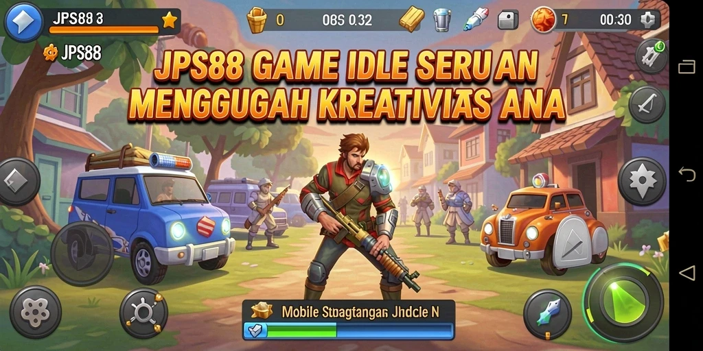 Tampilan menarik gameplay JPS88 yang menampilkan karakter dan aksi Idle.