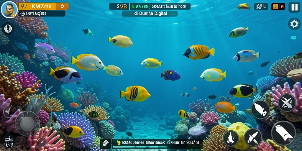 Tampilan menarik dari gameplay KM789 Tembak Ikan.