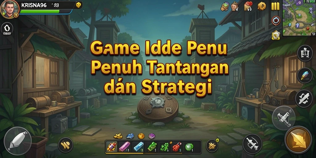 Tampilan gameplay utama <strong>KRISNA96</strong> yang menarik dan interaktif.