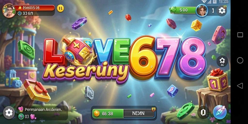 Tangkapan layar LOVE678 menunjukkan aksi seru dalam permainan Arcade.