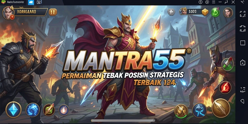 Screenshot menunjukkan aksi intens dalam permainan TPS MANTRA55.