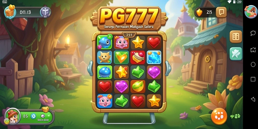 Tampilan menarik dari gameplay PG777 yang seru dan penuh warna.