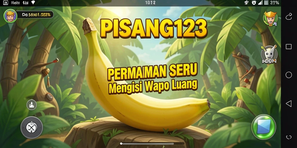 Screenshot PISANG123 menampilkan gameplay yang seru dan interaktif.