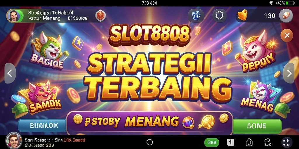 Tampilan gameplay menantang di SLOT8808 dengan elemen strategi.