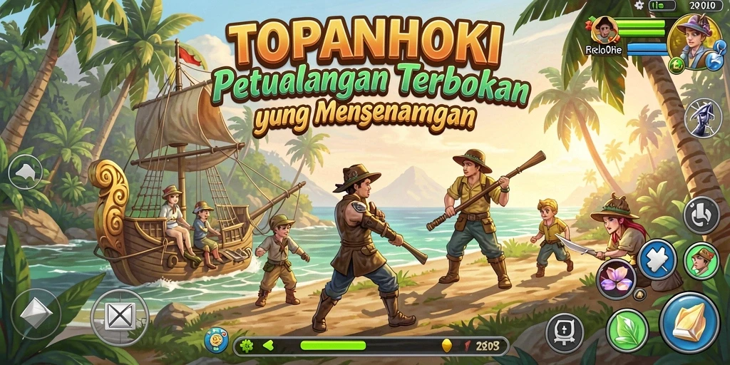 Gameplay seru dalam dunia terbuka di TOPANHOKI.